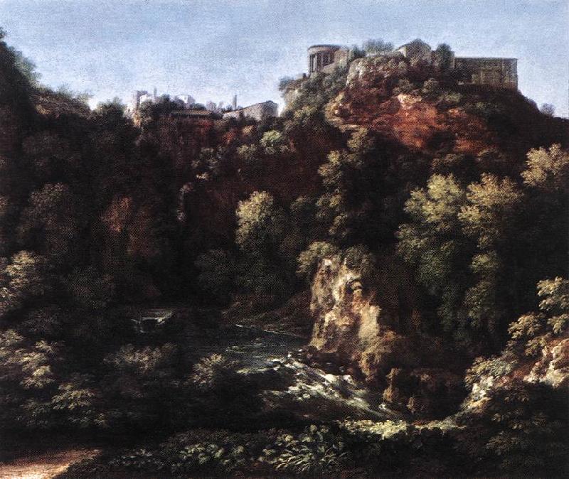 DUGHET, Gaspard View of Tivoli df11g